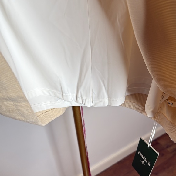 High Waisted Invisible Zipper 2-in-1 A Line Mini Corduroy Casual Plus Size Skirt - Picture 4 of 8